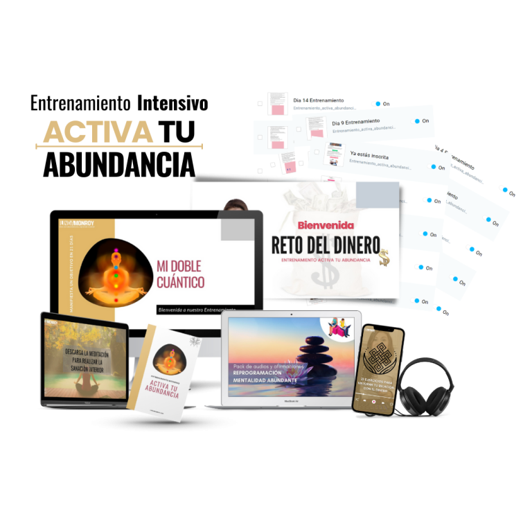 entrenamiento activa tu abundancia, linda monroy, pack abundancia ilimitada