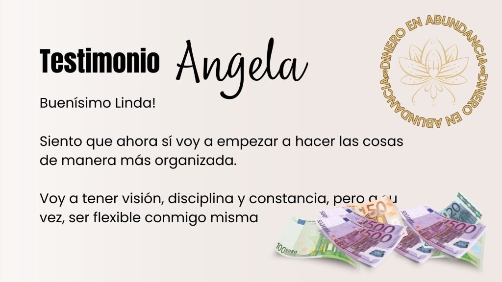 TESTIMONIO ANGELA DINERO EN ABUNDANCIA