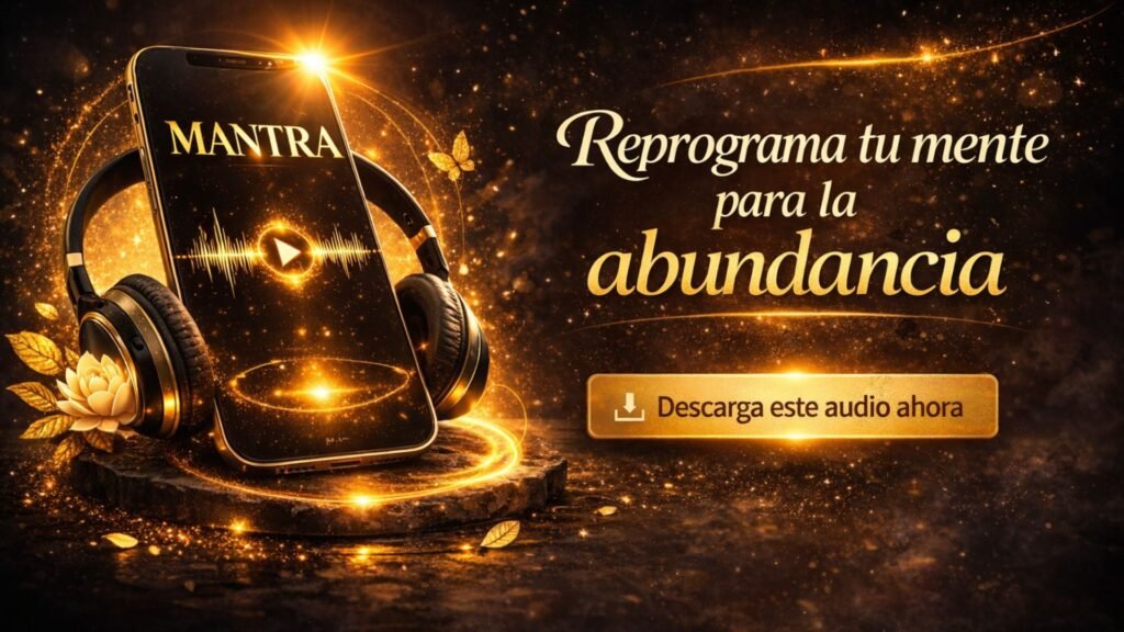 pop up del mantra de abundancia