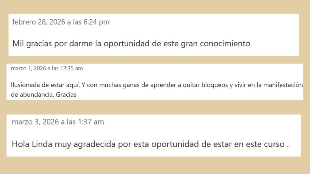 TESTIMONIOS DEL CURSO CGLM GRATUITO 2 linda monroy